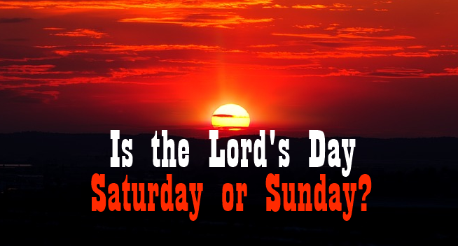 Is the Lord's day Saturday or Sunday? 👀